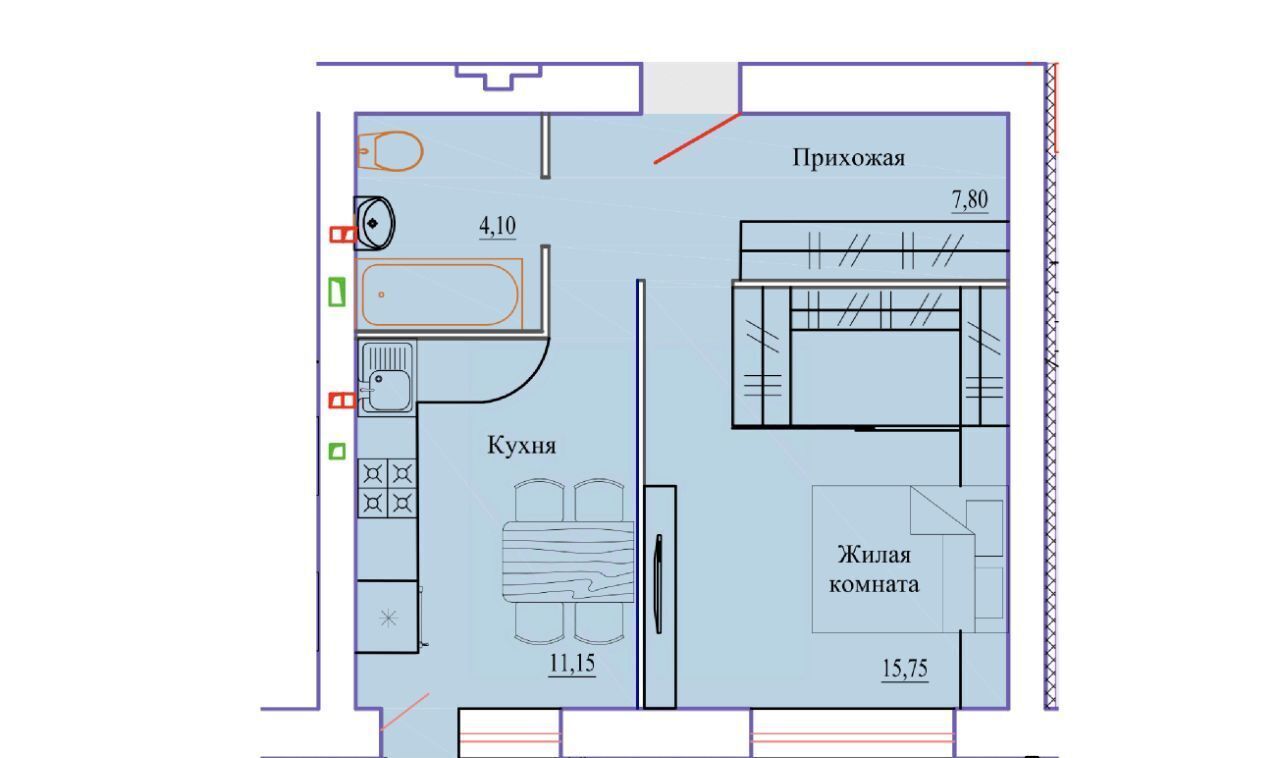 квартира г Иваново р-н Октябрьский микрорайон Самоцветы фото 1