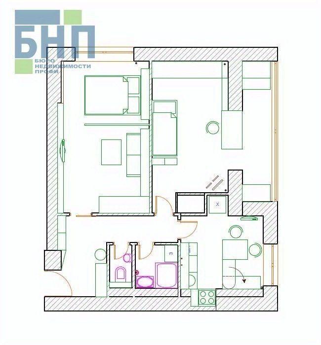 квартира г Москва ЗАО Головинский б-р Кронштадтский 45/1 Московская область фото 15
