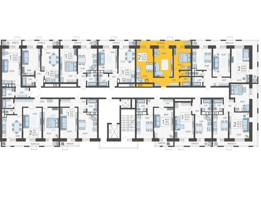 квартира г Краснодар микрорайон 9-й километр ул Ярославская 115/5 фото 2