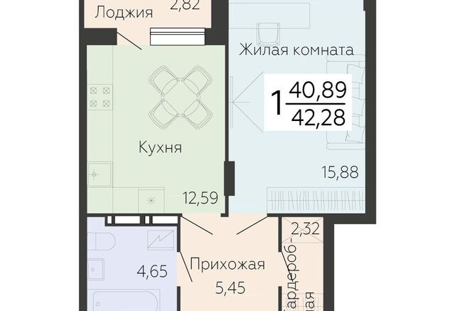 квартира пр-кт Ленинский 108 городской округ Воронеж фото