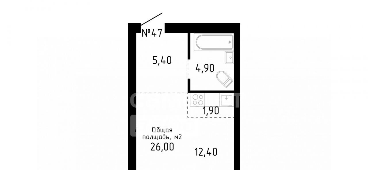 квартира г Барнаул р-н Центральный ул Никитина 10 фото 1