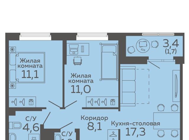 микрорайон Новокольцовский Ботаническая Новокольцовский жилой комплекс, 4 фото