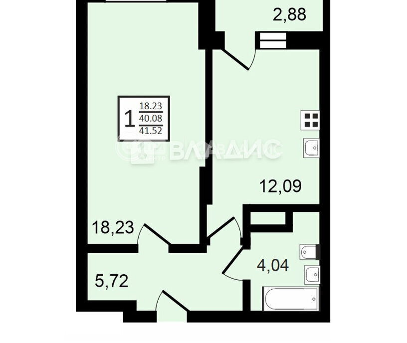 квартира г Воронеж ул Антонова-Овсеенко 35с фото 1