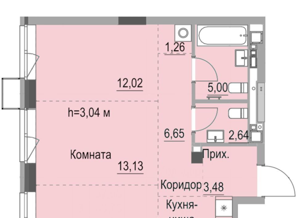 квартира г Ижевск р-н Октябрьский ул Лихвинцева 17 фото 1
