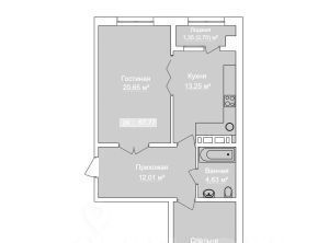 квартира г Каспийск пр-кт Акулиничева фото 1