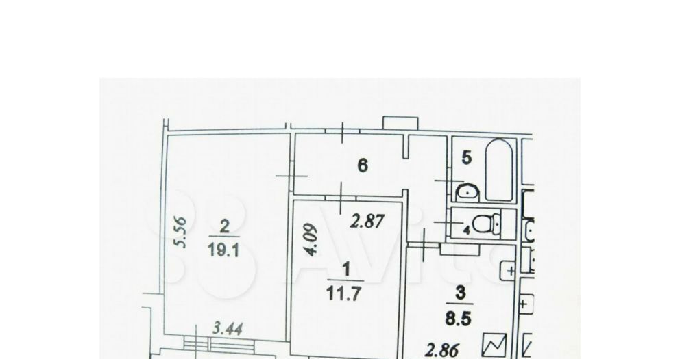 квартира г Москва метро Чертановская пр-кт Балаклавский 4к/8 муниципальный округ Нагорный фото 9