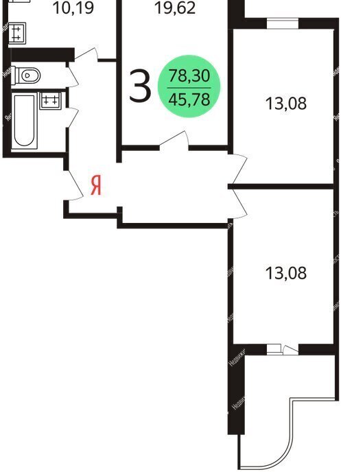 квартира г Москва метро Братиславская б-р Перервинский 21к/1 фото 16