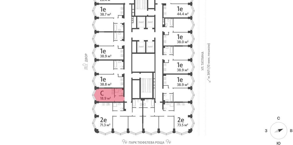 квартира г Москва метро ЗИЛ ЮАО Даниловский ЖК «ЗИЛАРТ» 21/22 фото 2