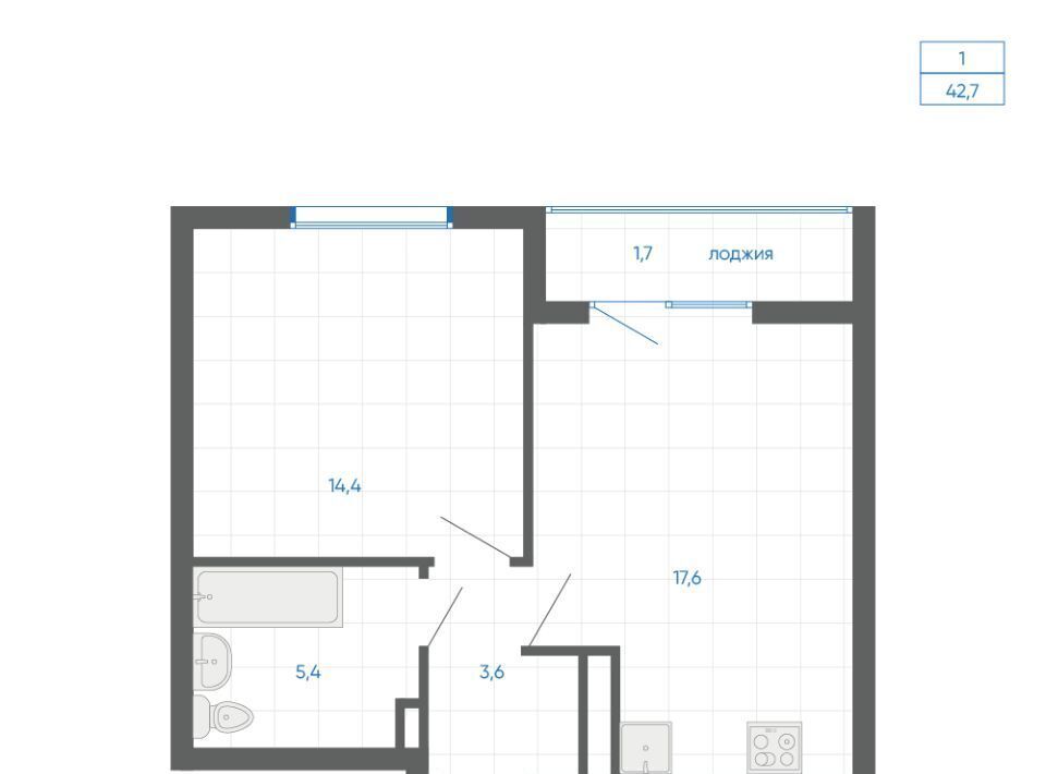 квартира г Екатеринбург Чкаловская 12-й кв-л, 6, Академический мкр фото 2