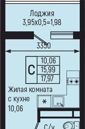 квартира р-н Туапсинский с Небуг Небугское сельское поселение, квартал Спортивный фото 1