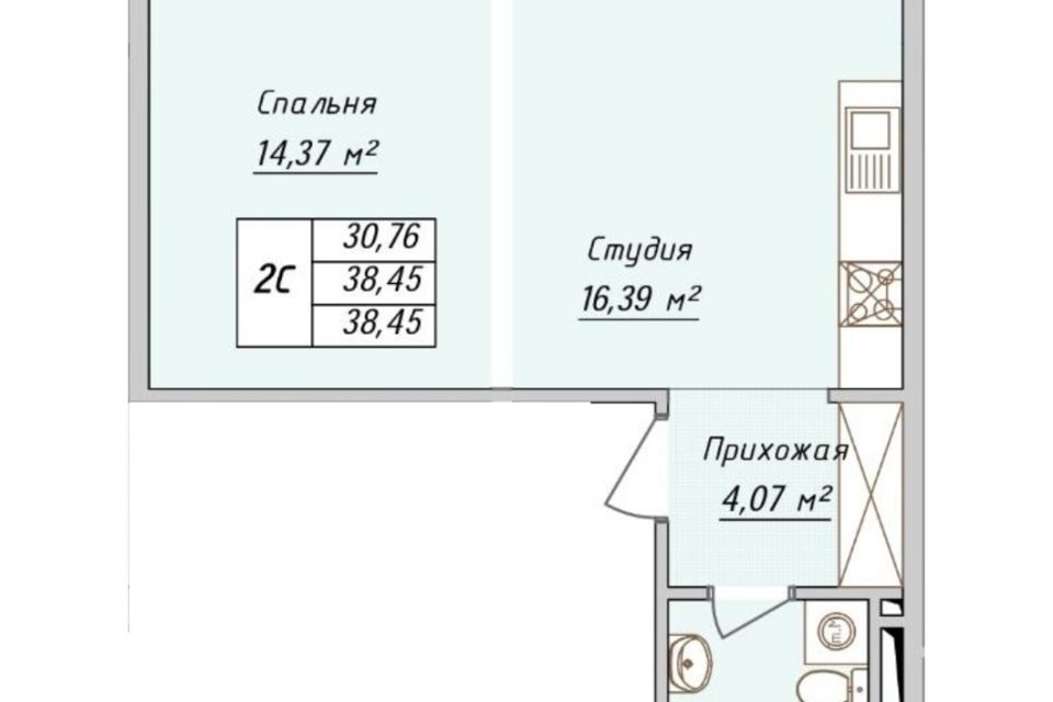 квартира г Махачкала р-н Ленинский ул Лаптиева 45 Махачкала городской округ фото 1