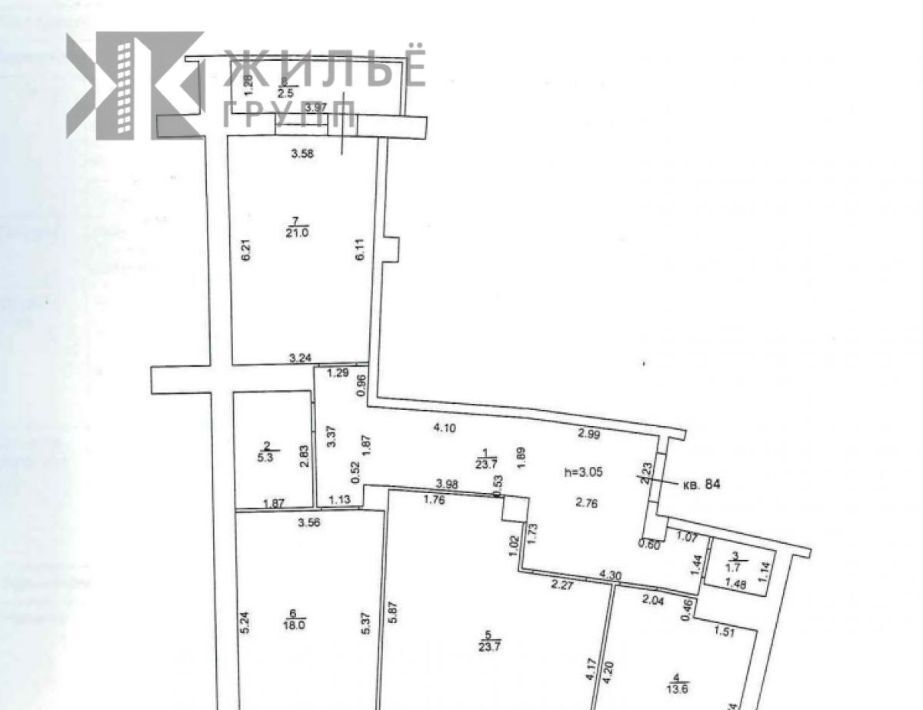 квартира г Казань Козья слобода ул Чистопольская 38 фото 2