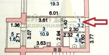 квартира р-н Ейский г Ейск ул Калинина 73/4 фото 19