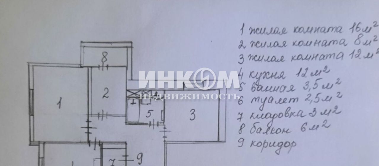 квартира г Красногорск ул Парковая 12 Митино фото 1