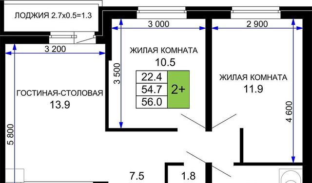 квартира р-н Прикубанский ЖК «Дыхание» фото