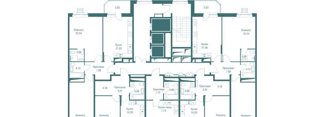 квартира г Одинцово ЖК «Одинбург» Одинцово фото 2