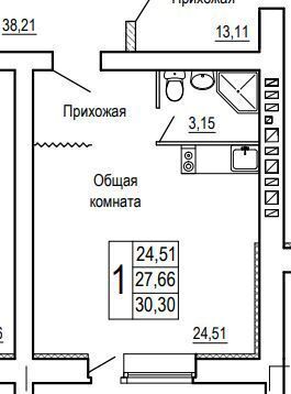 квартира г Ростов-на-Дону р-н Пролетарский ул Вересаева 103 ЖК «Сиреневый квартал» корп. В фото 16