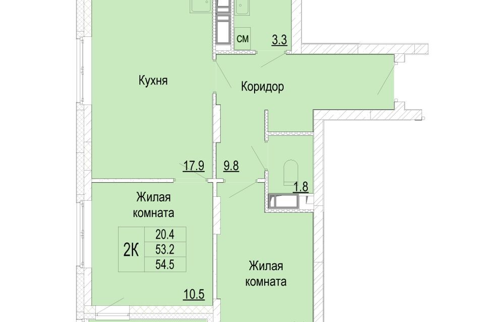 квартира г Нижний Новгород р-н Советский ул Новокузнечихинская 9 Нижний Новгород городской округ фото 1