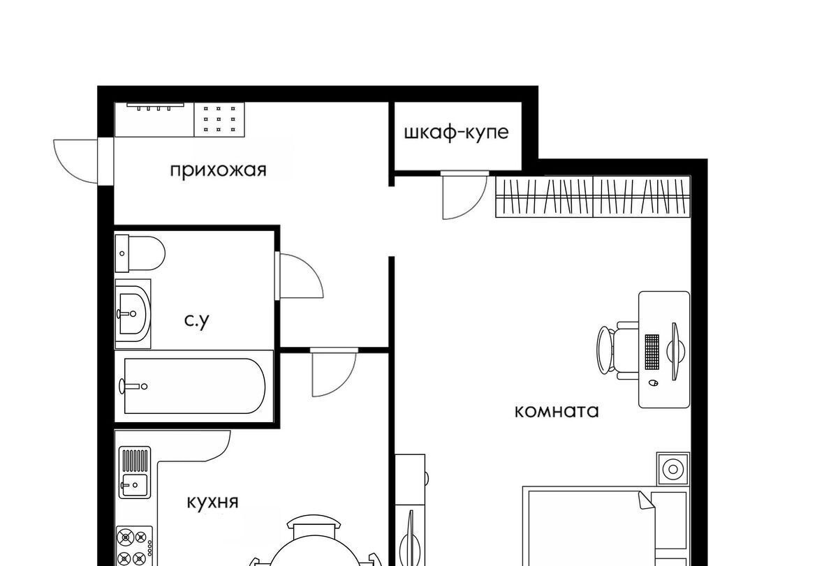 квартира г Краснодар р-н Прикубанский ул. Гагарина, 83 фото 3