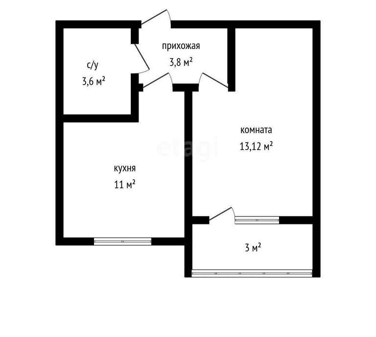 квартира г Краснодар р-н Карасунский ул им. Владимира Жириновского 1к/2 фото 1