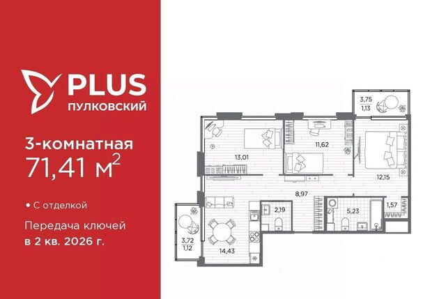 метро Купчино ЖК Пулковский фото