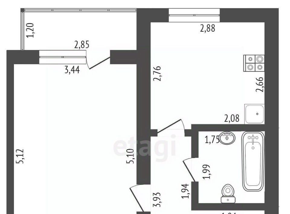 квартира г Стерлитамак Михайловский ул Сазонова 2 фото 7