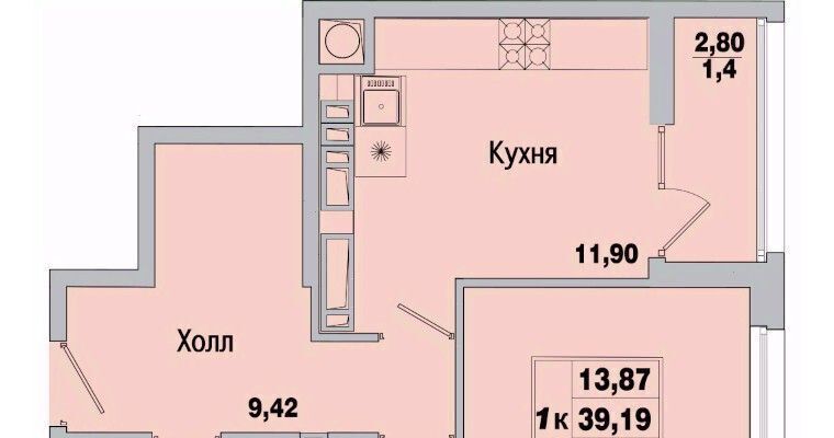 квартира г Батайск ул Ушинского 31к/3 фото 1