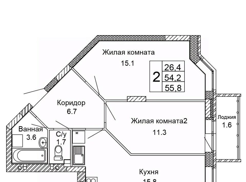 квартира г Волгоград р-н Кировский ул 70-летия Победы 19а фото 1