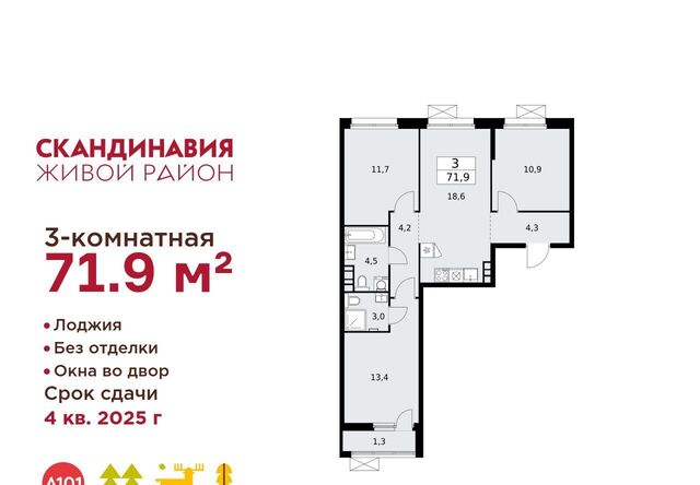 п Сосенское ЖК Скандинавия 25/4 фото