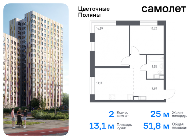 ЖК «Цветочные Поляны Экопарк» Филатов луг, к 2, Киевское шоссе фото