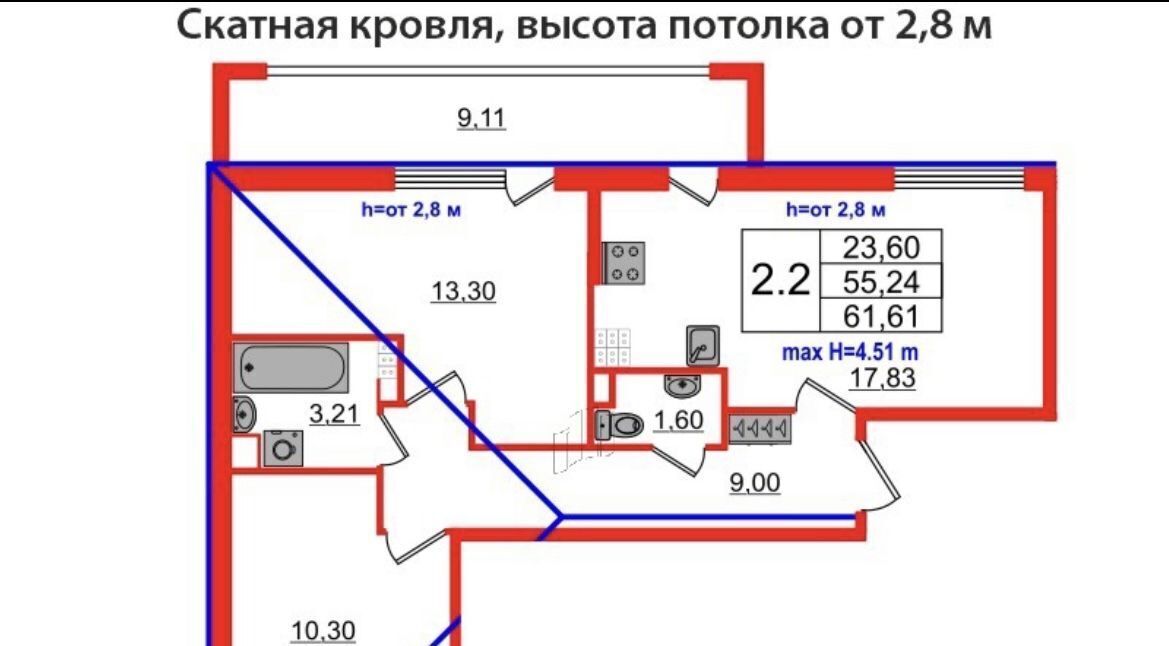 квартира г Санкт-Петербург п Стрельна пр-кт Буденного 20к/1 метро Проспект Ветеранов фото 2