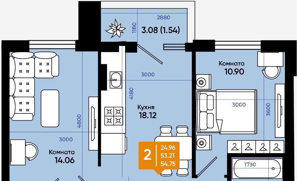 квартира г Батайск ул Комсомольская 133к/1 фото 1