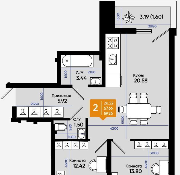квартира г Батайск ул Комсомольская 133к/1 фото 1