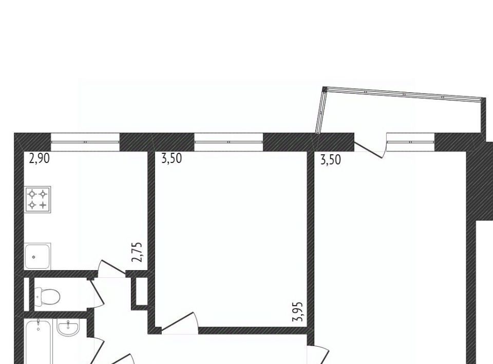 квартира г Омск р-н Советский ул Заозерная 15/2 фото 2