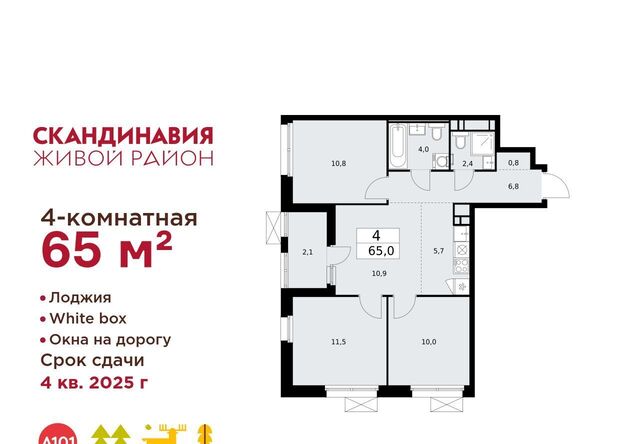 п Сосенское ЖК Скандинавия 25/2 фото