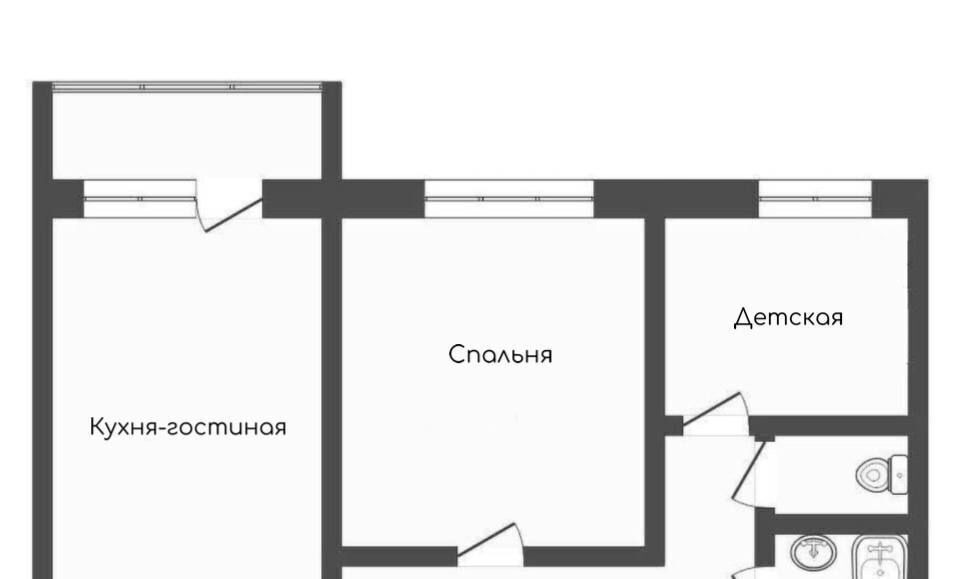 квартира г Тюмень р-н Калининский ул Кремлевская 102к/1 ЖК «Первый Плехановский» Калининский административный округ фото 9