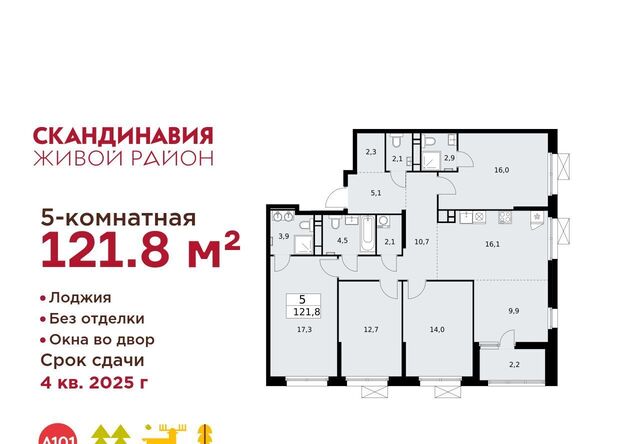 п Сосенское ЖК Скандинавия 25/7 фото