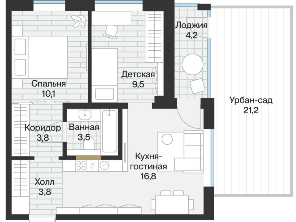 квартира г Тюмень р-н Калининский ул Ямская 1/15 159с фото 1