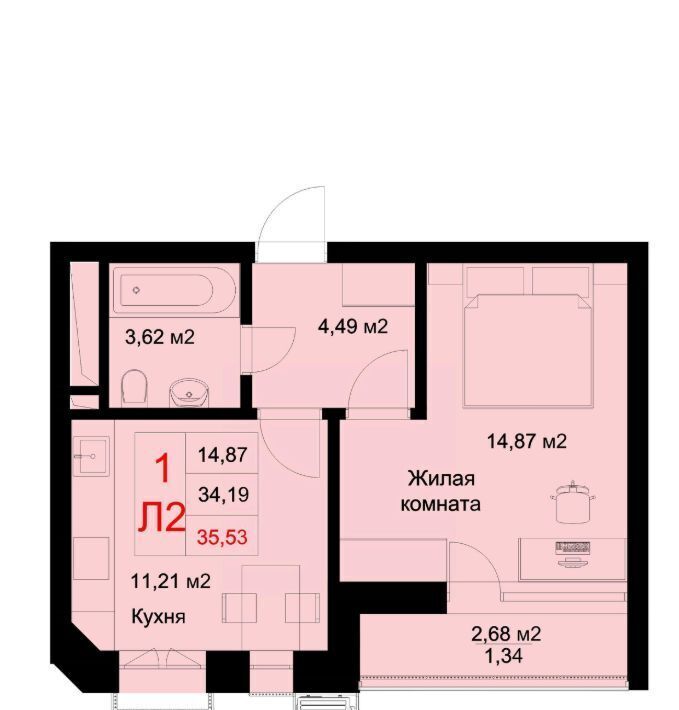 квартира г Казань р-н Приволжский ул Рауиса Гареева 78б Проспект Победы фото 1
