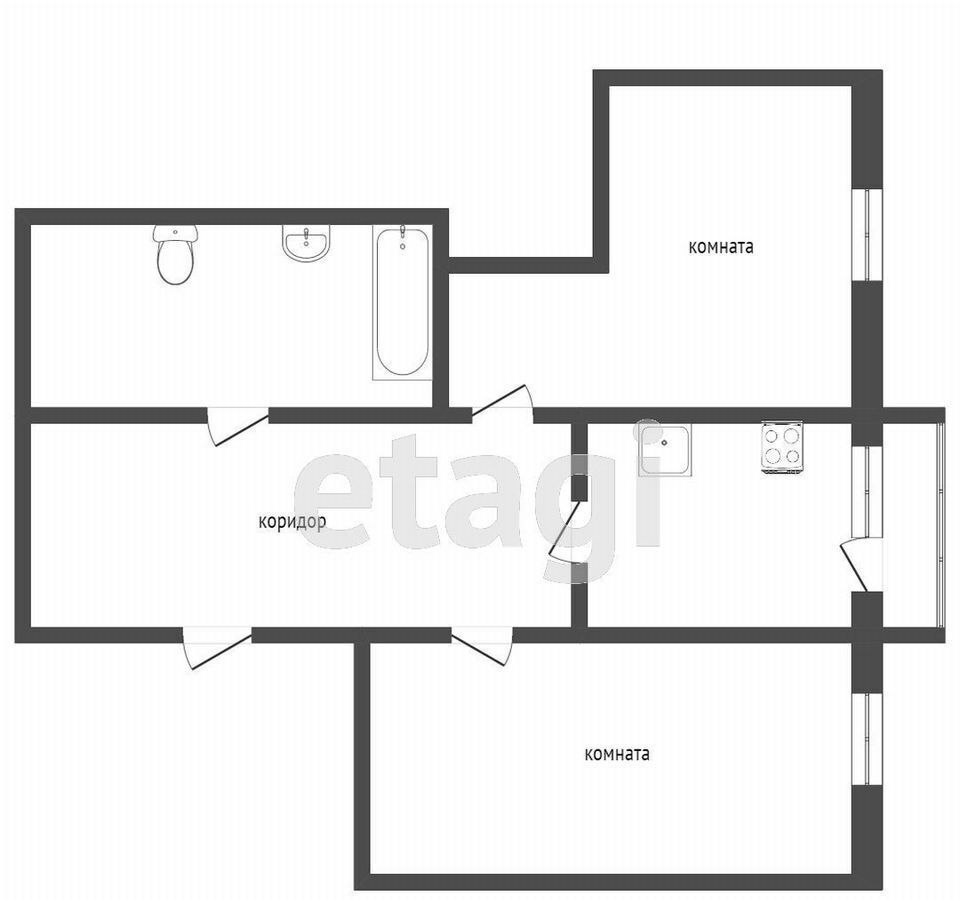 квартира г Тобольск 15-й мкр-н, 11А фото 34