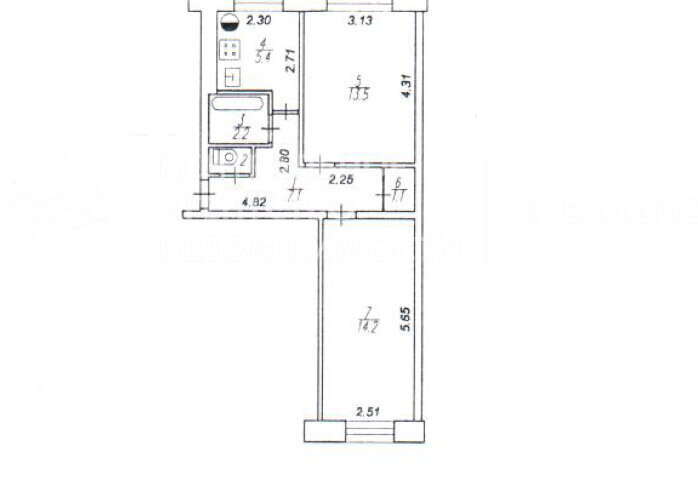 квартира р-н Рязанский п Варские ул Юбилейная 2 фото 11