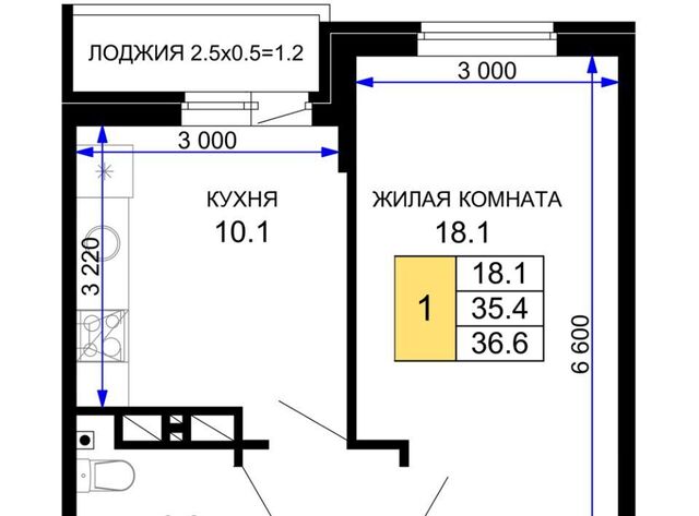 квартира р-н Прикубанский ЖК «Дыхание» фото