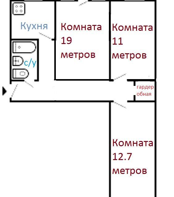 квартира г Москва проезд Старо-Петровско-Разумовский 5/13 Северный административный округ фото 2