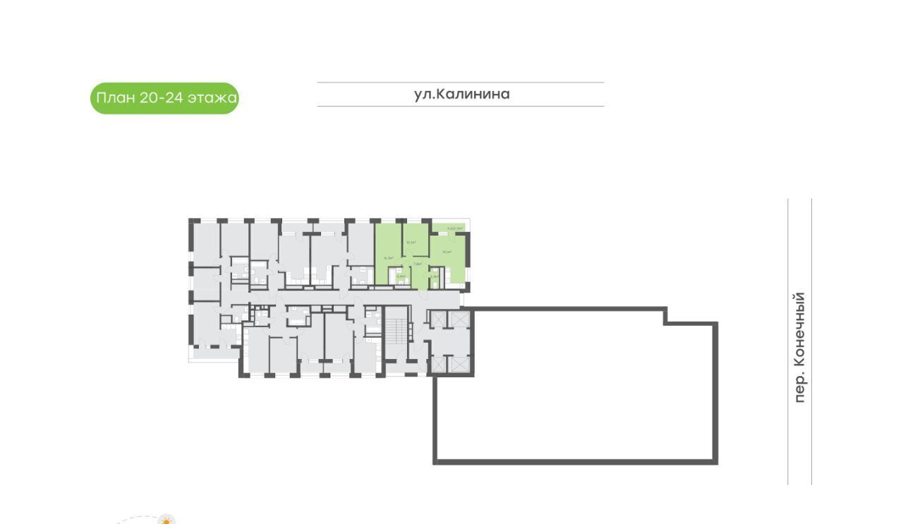 квартира г Хабаровск р-н Центральный ул Калинина фото 8
