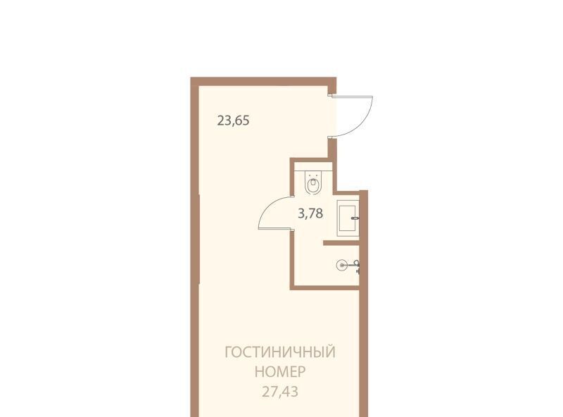 квартира г Липецк р-н Советский ул М.И. Неделина 6 фото 3
