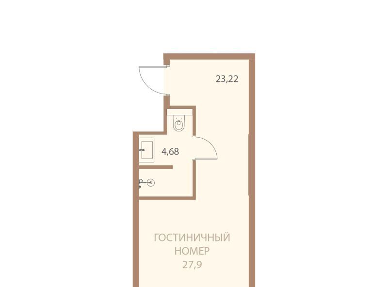 квартира г Липецк р-н Советский ул М.И. Неделина 6 фото 3