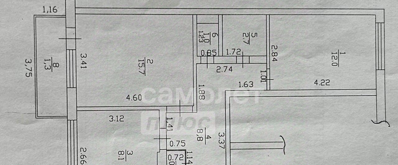 квартира р-н Динской ст-ца Динская ул Октябрьская 116 фото 8