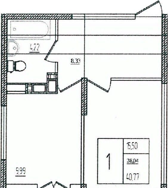 квартира г Краснодар р-н Прикубанский ул им. Кирилла Россинского 3/1 фото 3