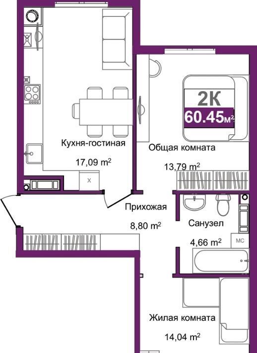 квартира г Симферополь р-н Центральный ул Батурина микрорайон «Город Мира» фото 1