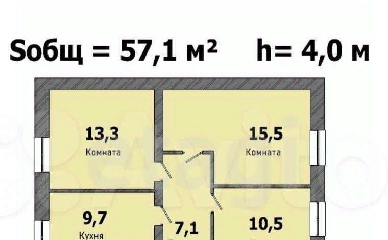 квартира г Смоленск р-н Ленинский пер Смирнова 3/4 фото 2